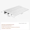 Küszöbrámpa 423x864x87 mm 3 db alumínium rámpa, 360 kg teherbírás
