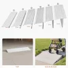 Küszöbrámpa 805x865x155 mm 6 db alumínium kerekesszék rámpa, 360 kg teherbírás