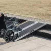 Összecsukható alumínium kerekesszék rámpa 122 cm 363 kg teherbírás, csúszásmentes hordozható küszöbrámpa