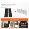 Összecsukható alumínium kerekesszék rámpa 122 cm 363 kg teherbírás, csúszásmentes hordozható küszöbrámpa