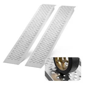   Alumínium felhajtórámpa készlet 120x21,5 cm 2 db rakodó rámpa 399 kg teherbírás