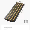 Gumi járdaszegélyrámpa 1220x409x65 mm 15 tonna teherbírású felhajtó rámpa 1 db