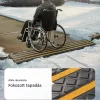 Gumi járdaszegélyrámpa 1220x409x65 mm 15 tonna teherbírású felhajtó rámpa 1 db