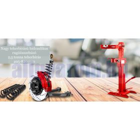   Nagy teherbírású hidraulikus rugóösszehúzó állvánnyal 2,5 tonna teherbírású 495-820 mm spirálrugó összenyomó