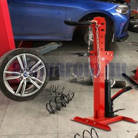   Nagy teherbírású hidraulikus rugóösszehúzó szerszám 3 tonna teherbírású spirálrugó összenyomó 495-820 mm