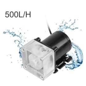 12V 10W 500 l/h PC CPU számítógép processzor CPU hűtőszivattyú vízhűtés pumpa