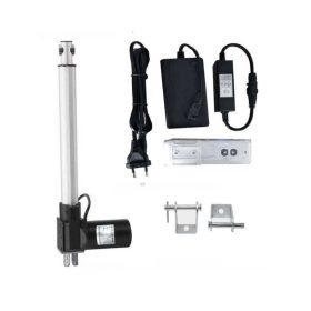  BEMUTATÓ DARAB! Tolómotor 450 mm löket 20 mm/s 1500N 12V ablaknyitó pozicionáló motor Lineáris aktuátor emelő szerkezet tolattyú 