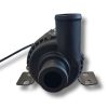  SÉRÜLT KÁBEL! 12V 80W 5300 l/h keringető szivattyú sebesség szabályozóval, pumpa IP68-vízmentes bilincses 38mm csatlakozású szolár rendszerhez is 120 °C kenőszivattyú keringető hűtőszivattyú 
