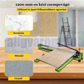   GARANCIÁBAN CSERÉLT! Kézi csempevágó vágási hossza 120 cm nagyméretű csempevágó porcelán és kerámia padlólapok számára