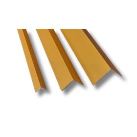   AV L profil eloxált arany alumínium szögprofil sarokprofil 10x10x2000 mm sarokvédő sarokléc élvédő 