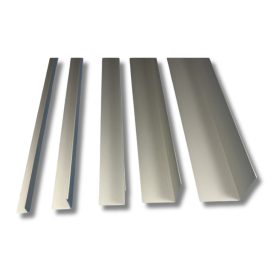  AV L profil eloxált ezüst alumínium szögprofil sarokprofil 20x20x2000 mm sarokvédő sarokléc élvédő 