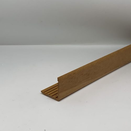 OX Műanyag sarokléc bükk színű famintás sarokprofil 22x22x2000 mm 