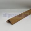 OX Műanyag sarokléc bükk színű famintás sarokprofil 22x22x2000 mm 