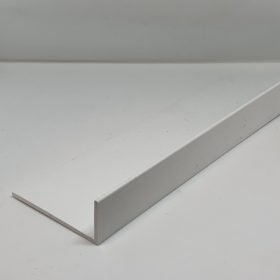   OX Fehér L profil Műanyag sarokprofil 7x20x2500 mm Sarokléc élvédő  szögprofil