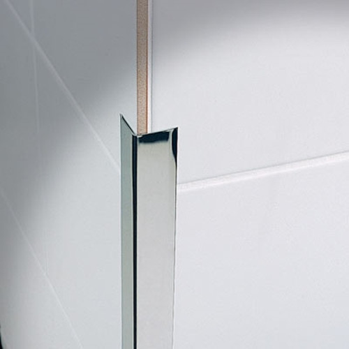 Rozsdamentes sarokléc inox sarokprofil 40x40x2500 mm saválló saroktakaró sarokvédő élvédő