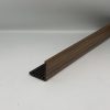 OX Műanyag sarokléc mogyoró színű famintás sarokprofil 22x22x2000 mm 