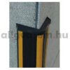 Fal sarokvédő, PVC élvédő horganyzott acél rögzítővel 100 cm hosszú 8 mm vastag