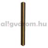 Fal sarokvédő, PVC élvédő horganyzott acél rögzítővel 100 cm hosszú 8 mm vastag