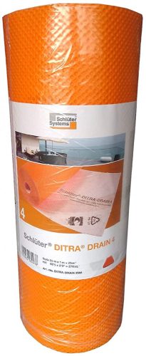 Schlüter Ditra Drain 4 vízelvezető feszültségmentesítő drénlemez