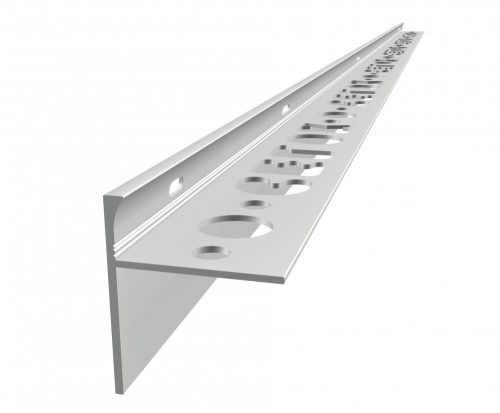 OX Stone Kőszőnyeg kavicsszőnyeg élvédő profil oldaltakarással 13x2500 mm eloxált alumínium kőszőnyeg szegély