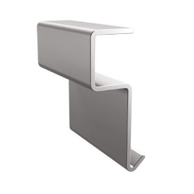   OX Stone toldó elem magasítható balkonszegélyhez Fém vízvető profil kőszőnyeg teraszprofil élvédő eloxált alumínium