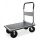 Szállítókocsi, húzható kézikocsi 300 kg teherbírású pneumatikus gumiabroncsokkal és összecsukható csúszásgátló burkolattal