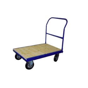   Szállítókocsi, húzható kézikocsi 500 kg teherbírás, fékezhető kerék 100 x 70 cm-es rakfelület