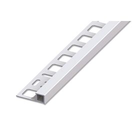   AV 10 mm Csempe sarokprofil szögletes natúr alumínium csempeszegély kocka forma hidegburkolat burkolóprofil 10x2700 mm