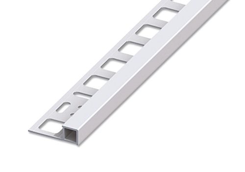 AV 10 mm Csempe sarokprofil szögletes natúr alumínium csempeszegély kocka forma hidegburkolat burkolóprofil 10x2700 mm