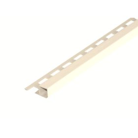    OX 10 mm Csempeszegély Q négyzet szögletes 10x2500 törtfehér jázmin alumínium kocka keresztmetszet