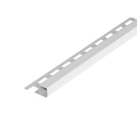 OX 12 mm Csempeszegély Q négyzet szögletes 12x2500 fehér alumínium