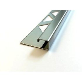   OX 12 mm Csempeszegély Q négyzet szögletes 12x2500 polírozott inox rozsdamentes kocka keresztmetszet