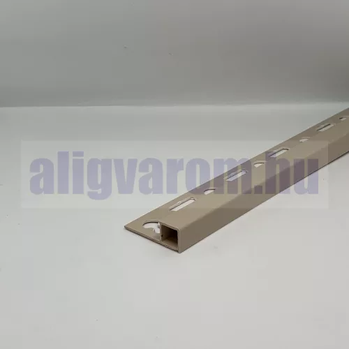 OX 8-10 mm Csempe padlólap szögletes sarokprofil kocka forma PVC hidegburkolat burkolóprofil PVC 8-10 mm-es lapokhoz