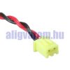 Mágnesszelep 12V mini szolenoid olajszelep, vízszelep, légszelep Csatlakozások: 5,5 mm 