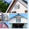 Fali elszívó ventilátor – 38 cm átmérőjű, 45 W teljesítményű, 1800 m³/h légszállítású ipari fali ventilátor automatikus zárólamellával