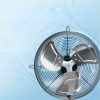 Fali elszívó ventilátor – 38 cm átmérőjű, 45 W teljesítményű, 1800 m³/h légszállítású ipari fali ventilátor automatikus zárólamellával