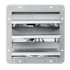 Fali elszívó ventilátor – 38 cm átmérőjű, 45 W teljesítményű, 1800 m³/h légszállítású ipari fali ventilátor automatikus zárólamellával