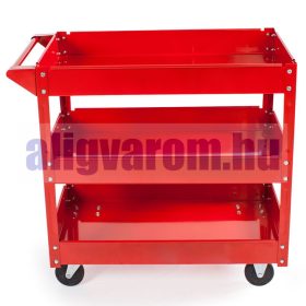   Szerszámos kocsi 3 szintes szerszámkocsi 100 kg teherbírással önbeálló kerékkel