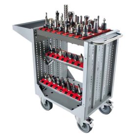   Gurulós acél szerszámkocsi 107,7x93,2x51,4 cm szerszámtartó 540 kg teherbírás 30 db szerszám befogóval