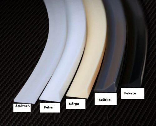 Padlóra ragasztható kifolyó víz határoló szilikon gát szürke 200 cm 