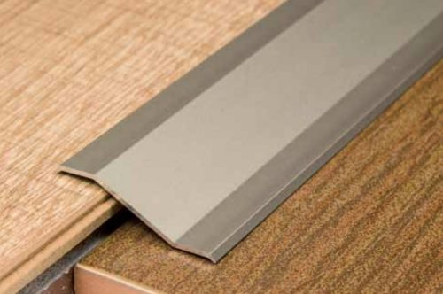 AV szintkiegyenlítő profil pezsgő titán 7-12 mm szintkülönbség 90 cm öntapadó eloxált alumínium burkolatváltó