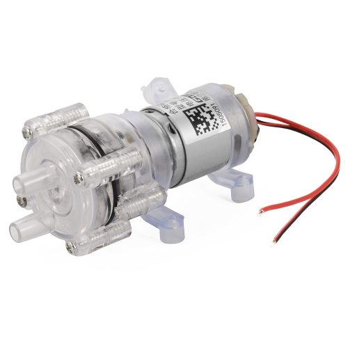 Keringető szivattyú 12V 2W 120 l/h kisfogyasztású szivattyú, pumpa 9mm tömlőcsatlakozós, 110 °C kenőszivattyú keringető hűtőszivattyú (XKZX01 vagy TE444)