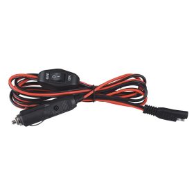   12V 24V szivattyúhoz autós szivargyújtóról működtethető kapcsoló kábel