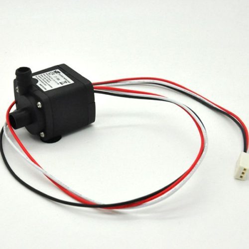 3-12V 5W 350 l/h Szivattyú vízálló pumpa 9 mm csőcsatlakozók IP68 vízbe meríthető