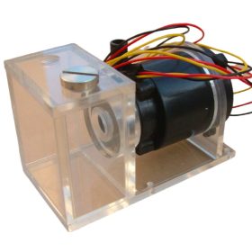   12V 4W 300 l/h PC CPU számítógép processzorCPU hűtőszivattyú vízhűtés pumpa 100 ml tartállyal számítástechnikai