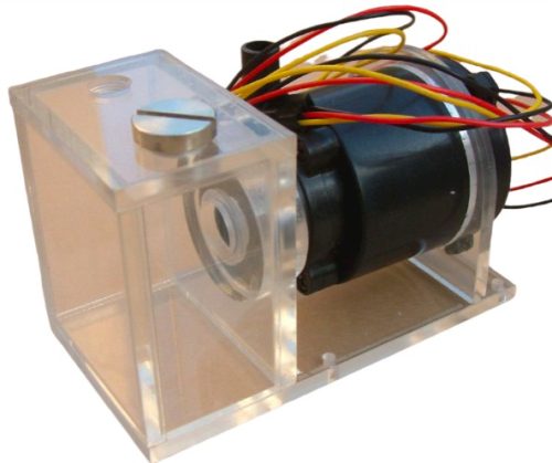 12V 4W 300 l/h PC CPU számítógép processzorCPU hűtőszivattyú vízhűtés pumpa 100 ml tartállyal számítástechnikai