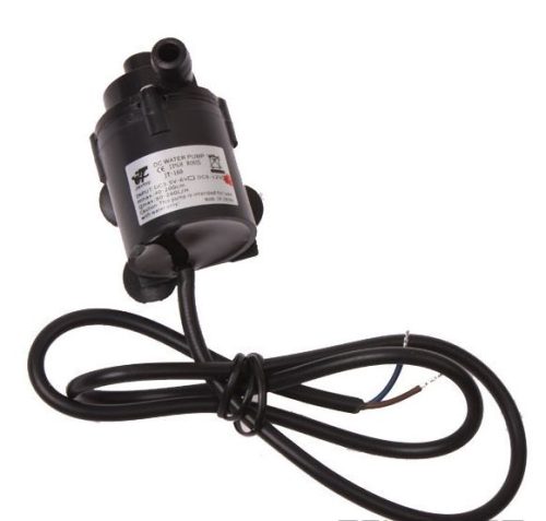 12V 5W 200 l/h Extra kisméretű keringető szivattyú JT160 2x8 mm csőcsatlakozások Vízbe meríthető IP68