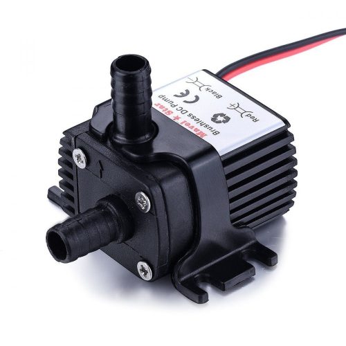 12V apró keringető centrifugál szivattyú, 240l/h. Akvárium szivattyúnak, szökőkútnak, keringető sziv
