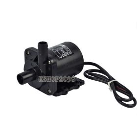   12V 12W 500 l/h Szivattyú, pumpa IP68 Típus: ZC-A40 65 °C kenőszivattyú  keringető hűtőszivattyú 11 és 14 mm bilincses csőcsatlakozó