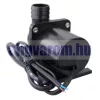 12V 24W 2000 l/h Keringető szivattyú nagyteljesítményű vízszivattyú pumpa IP68-vízmentes 2x27 mm bilincses